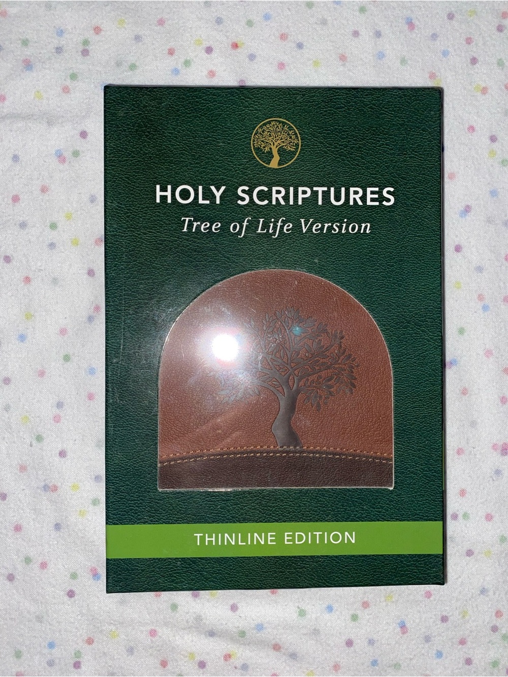 Holy Scriptures Tree of Life Version Thinline Edition - Brown Leatherette